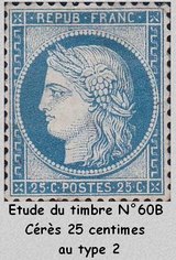 Etude  du planchage du<br>Cérès n°60B